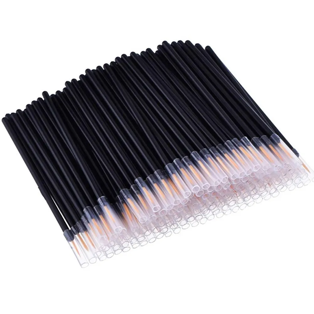 50/100pcs Eyeliner Brushes Eyelash Eyeshadow Applicator Lip Brush For Nail Art Painting Pen Tool Eye Lash Wands Accessories — image 1
