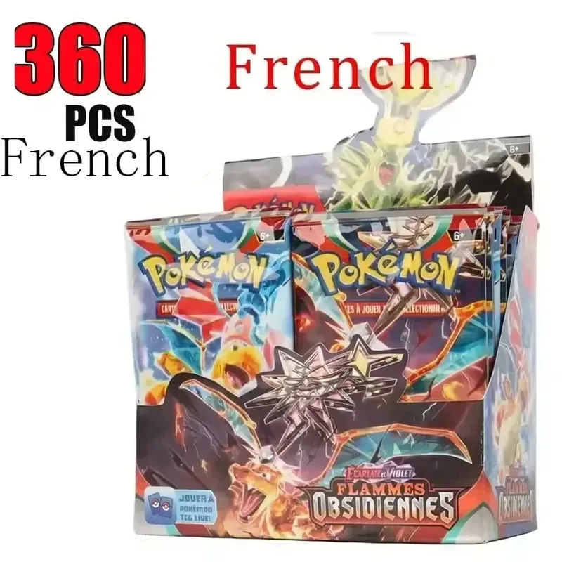 360P French Pokémon cards: Ecarlet & Violet Etsncelles Astral Radiance Obsidian Flames Booster Box Card Game 36 Pack Box — image 6