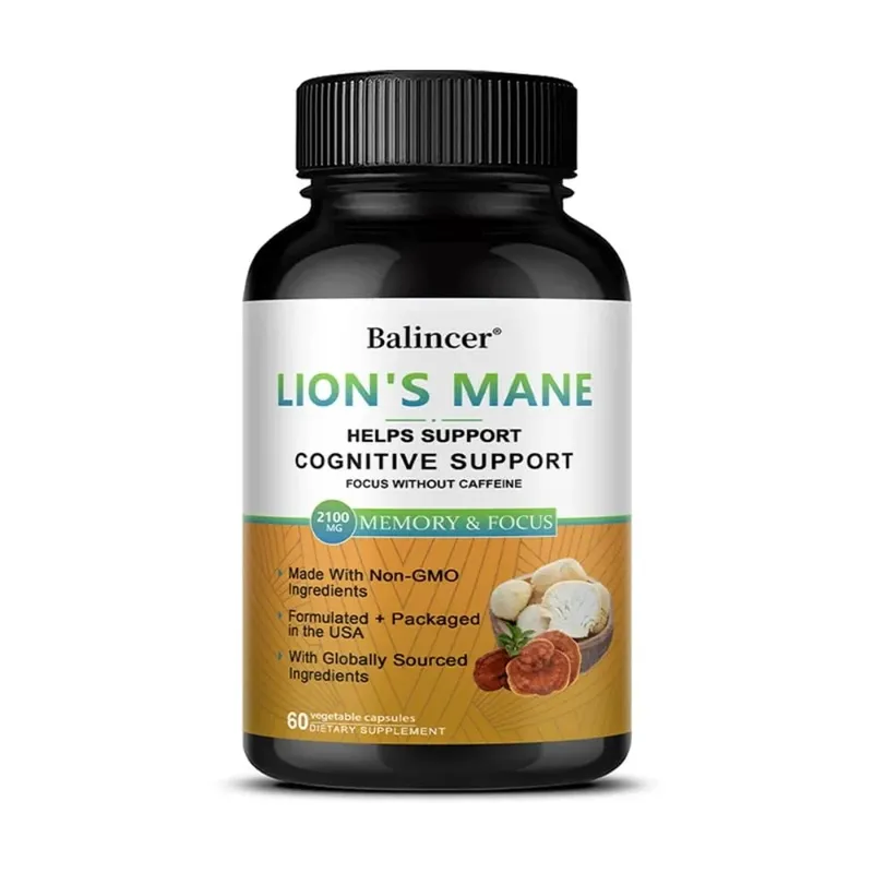 Lion's Mane Mushroom Supplements - Supports Brain Health Cognitive Clarity Improved Focus and Enhanced Energy — image 8
