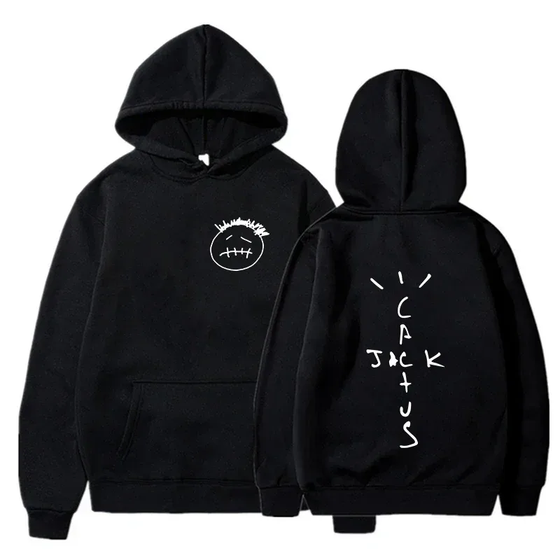 Rapper Cactus Jack Music Album Hoodies Men Women Fashion Hip Hop Sweatshirt Casual Unisex Long Sleeve Oversized Hoody Tops — image 1
