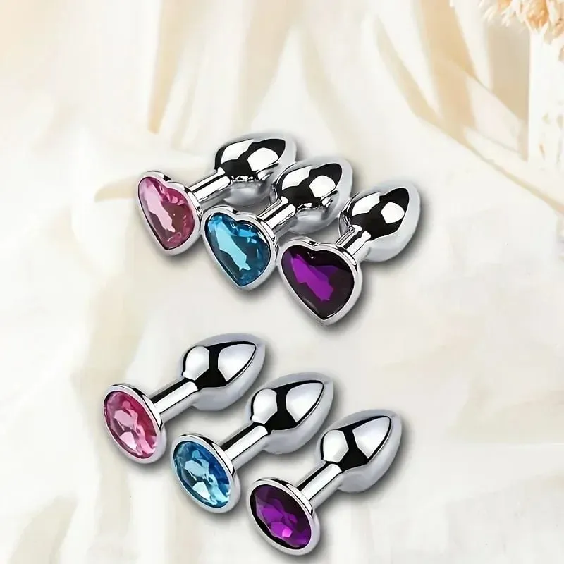 2026 Hot Metal Anal Plug Jewelry Base Beginner anal plug Plug Adult Toy Tail Female/Male Dildos Sex Toy Couples Adults Game — image 2