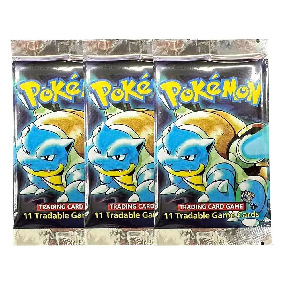 Base Set 1st Edition Shadowless Booster Box Pokemon Cards PTCG Proxy Classic Anime Collection Card 1Set 36 Packs 1Pack/11Card — image 9