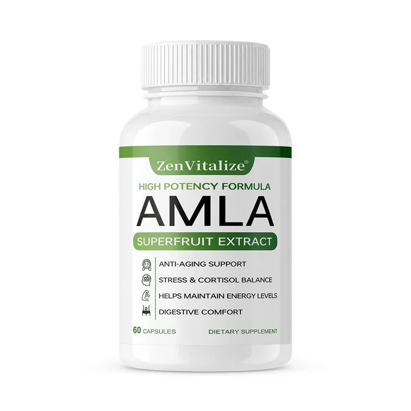 Organic Amla Capsules 1000mg Antioxidant Daily Immune Rejuvenation Digestive & Heart Wellness Support Vegan