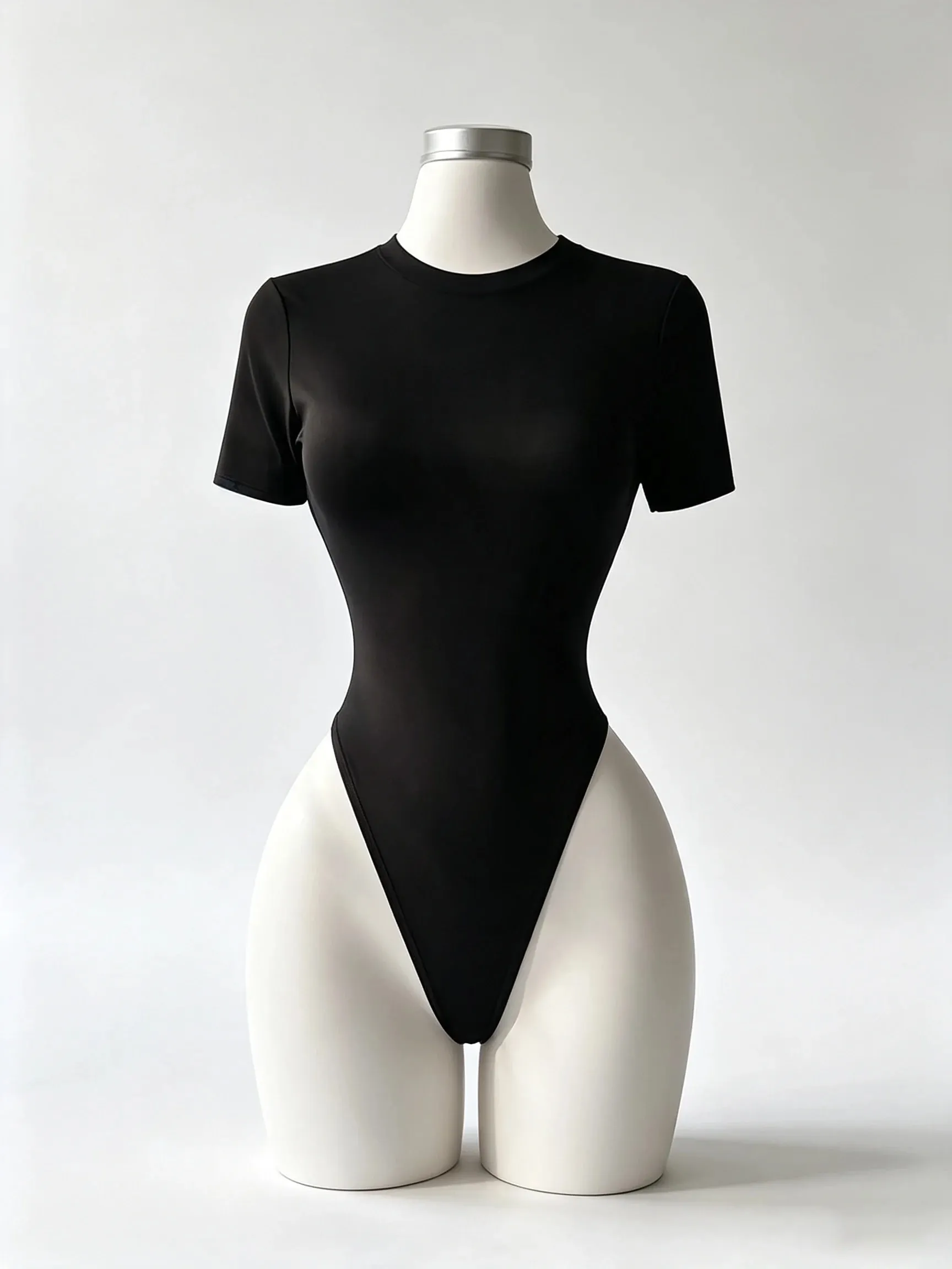 Women's High-Quality Backless Bodysuit Basic Solid Color Comfortable Fit Underwear — image 3