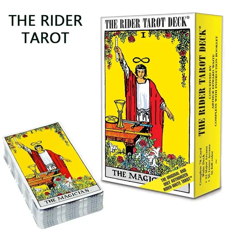 English/Spanish Version Classic The Rider Tarot Card Prediction Divination Board Game Toy Holiday Games Waite Tarot Deck Booklet — image 1