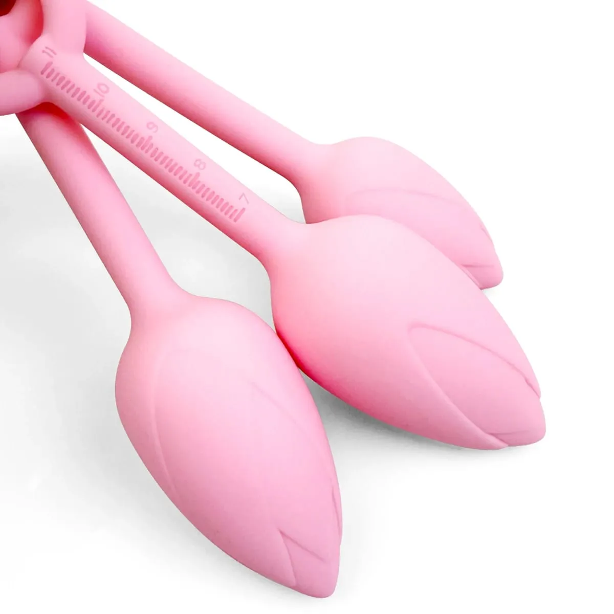 Pull Ring Flower Bud Anal Plug Pink Butt Plug Silicone Vagina Ball Size Scale G-Spot Massage Soft Gel Plug for Anus Adult Sex To — image 1