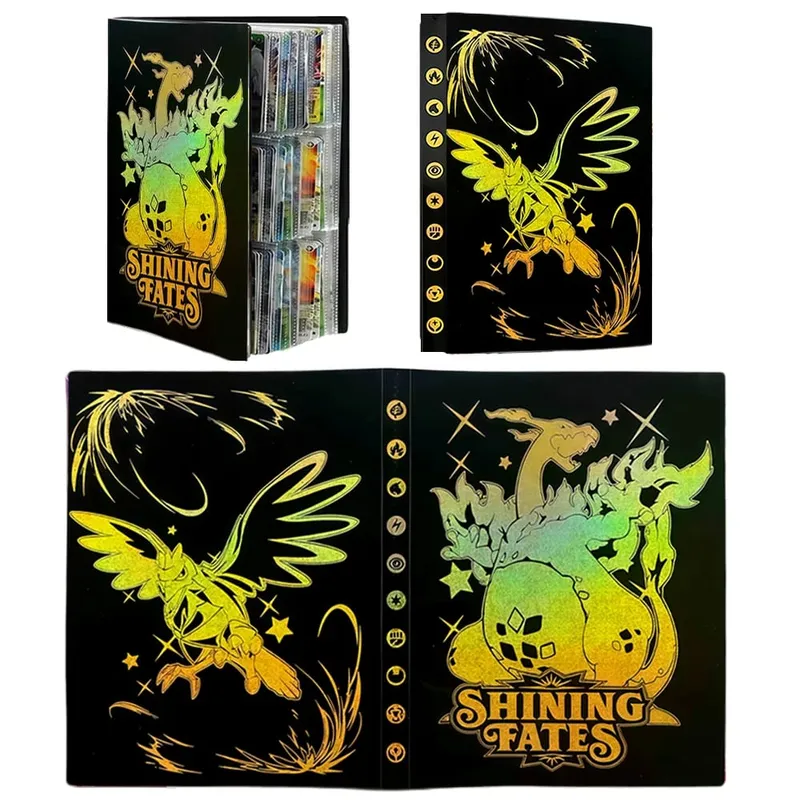 240/540PCS Pok é mon Cards Album Book Pokemon Game Charizard Card Album VMAX GX EX Holder Collection Binder Folder Kids Toy Gift — image 20