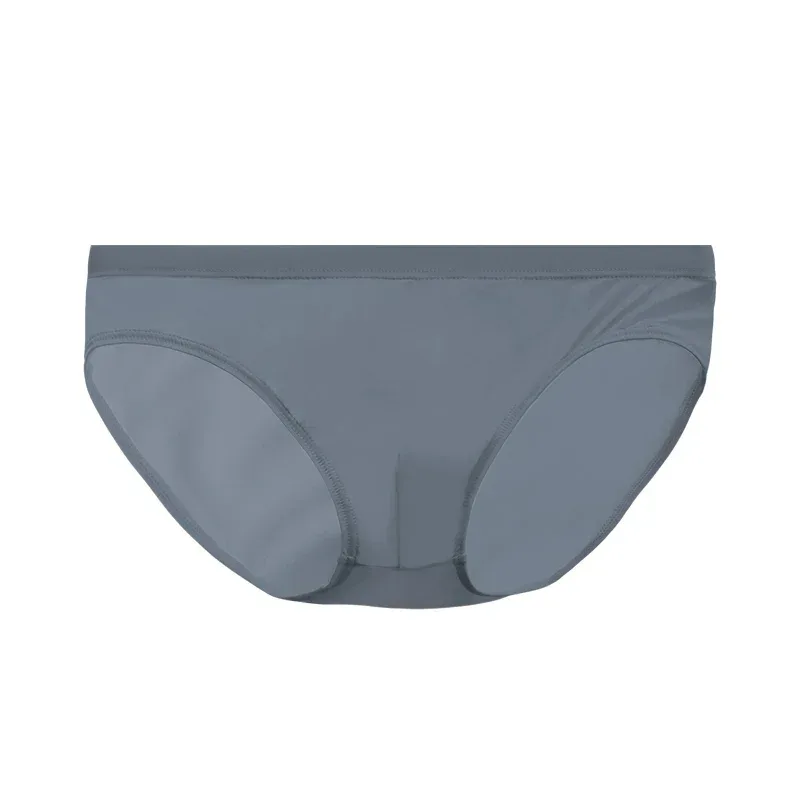 Ice silk underwear men's shorts summer breathable ultra-thin low waist trend personality SAO small triangle underwear bottom