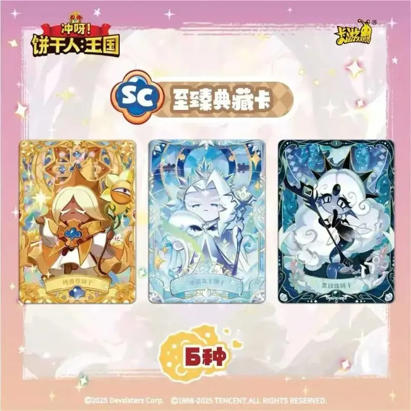 Genuine Cookie Run: Kingdom Cards Braveheart Chapter Crispy Pack Escape The Oven Adventure Anime Collection Cards Gifts — image 2