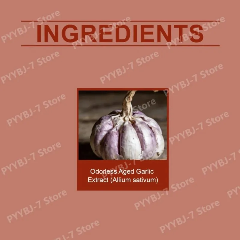 Odorless Aged Garlic Extract 7500mg 60 Softgels Ajo Envejecido Supplement Antioxidant & Immune Support Daily Garlic Softgels