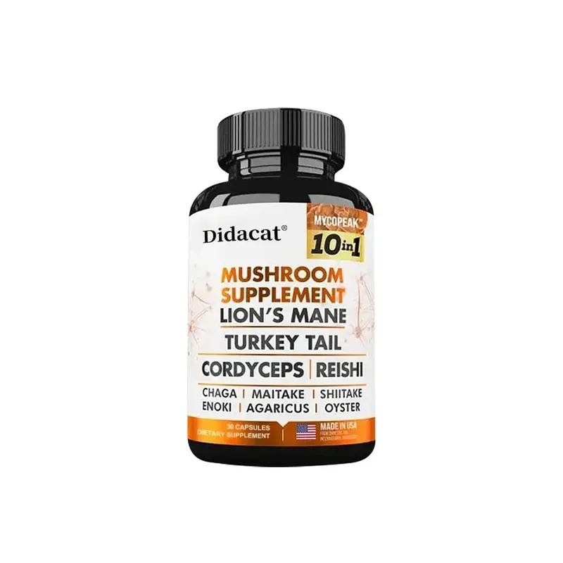 10x Mushroom Complex - Brain Nervous System Health and Memory Supplements Immunity Sleep Energy Mood Support — image 8