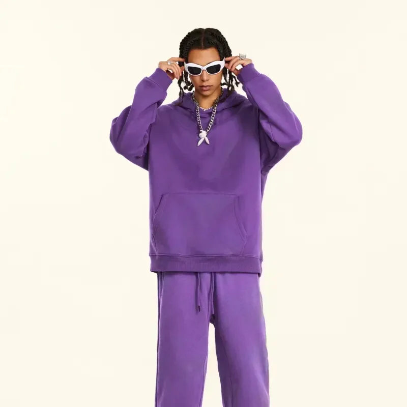 Men's Fashionable and Versatile Fleece Sweatshirt Thin and Warm Three-dimensional Pocket Printed Fit sweatshirt hoodie bape — image 5