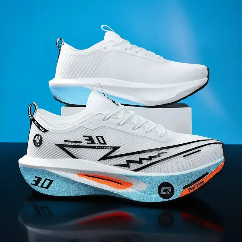 Comfortable Men Running Shoes Marathon Carbon Board Speciality Sports Men's Sneakers Breathable Women Walking Athletic Sneakers — image 13