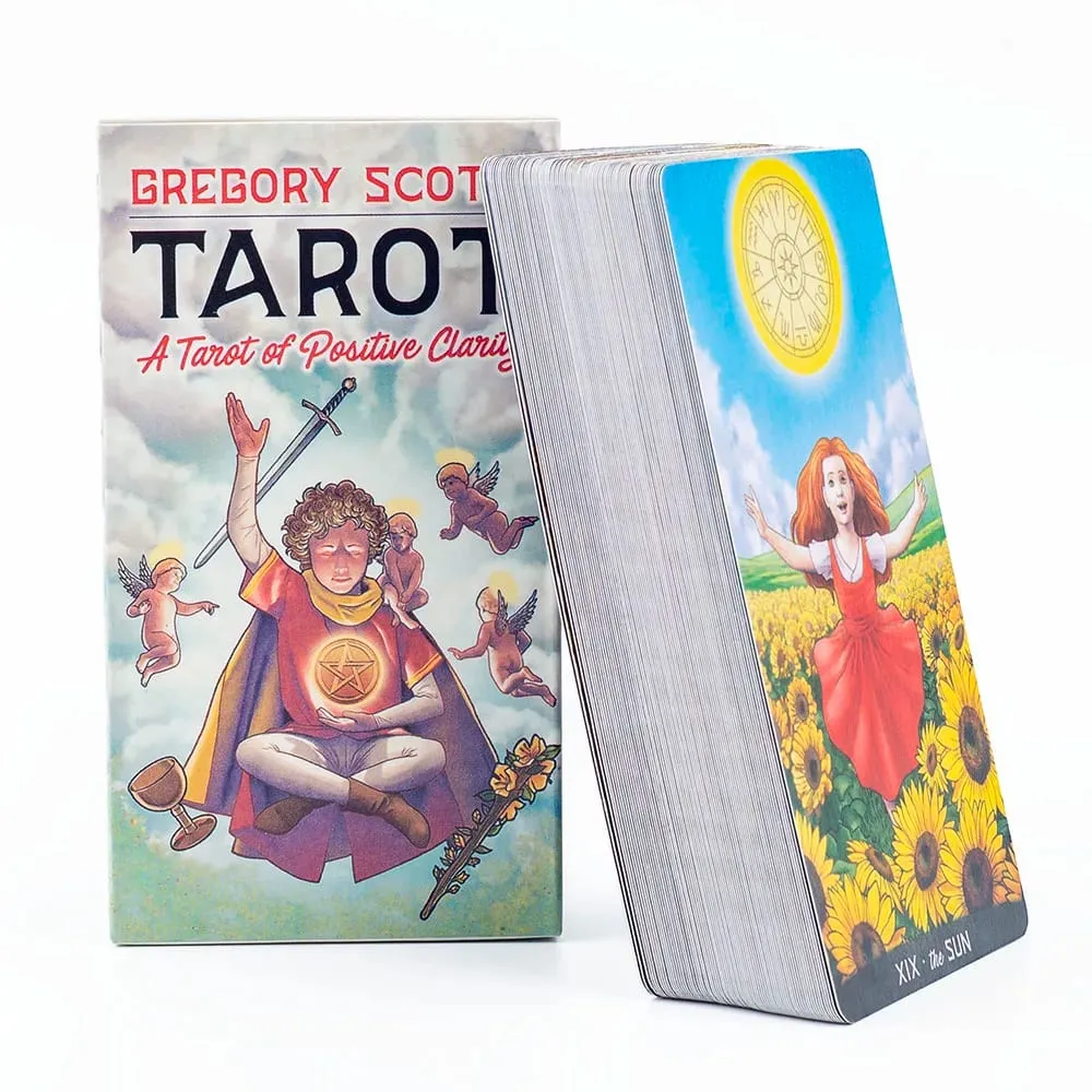 Gregory Scott Tarot 78-Card Deck Tabletop Card ng Mga Panggrupong Laro Para sa Mga Partido Precognition at Divinatio Oracle Set 11.1*6.1cm — image 2