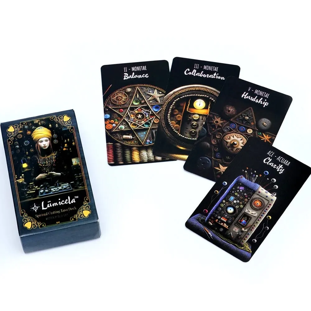 Lumicela Spiritual Crafting Tarot Deck Oracle Card Fate Divination Leisure Entertainment Family Gatherings Tarot Card Board Game — image 4
