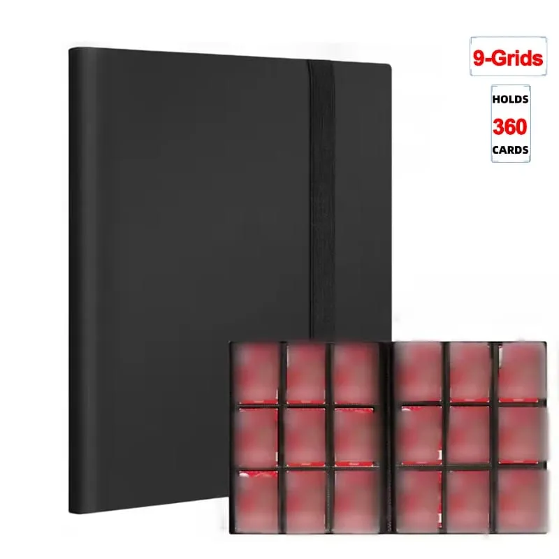160/360/480/540 Cards Capacity Pocket Holder Binders Albums For Game Card Book Sleeve Holder Large-capacity Card Binder Notebook — image 20