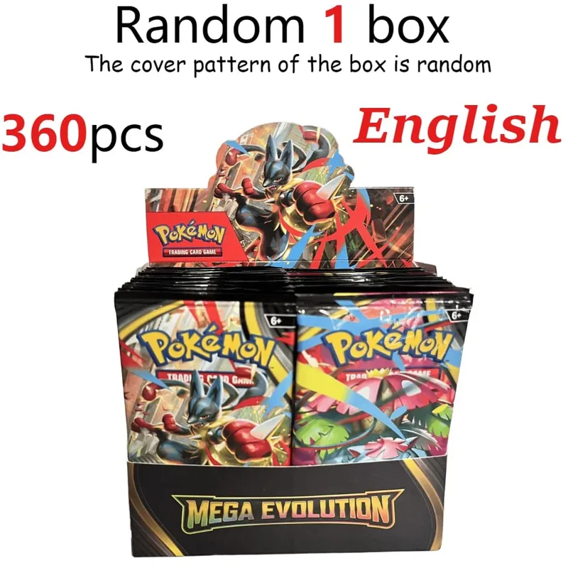 fun 40-360Pcs/Set Pokemon Card MEGA EVOLUTION Phantasmal Flames English Booster Battle Card Anime Fans Kids Birthday Gift Toy — image 12
