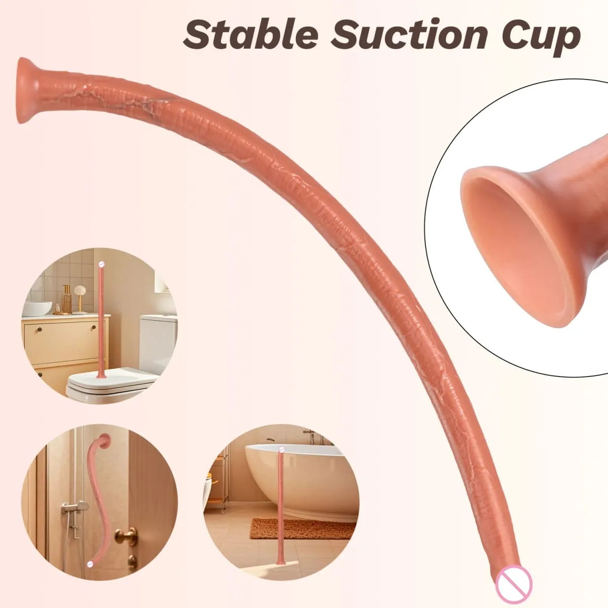 Realistic Long Dildo Penis Anal Vaginal Stimulator Liquid Silicone Dildos Sex Toys for Women Lesbian Couples Men Gay Adult Anal — image 5