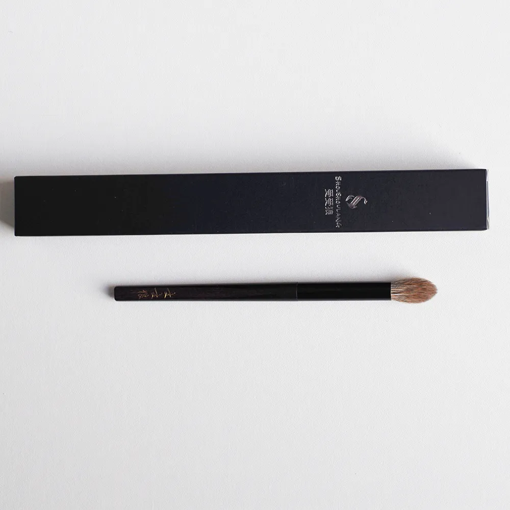 Shoushoulang Hand Crafted Makeup Brush Tapered Eye Shadow Blending Brush S1 Goat Squirrel Hair Ebony Wood Handle Makeup Brushes — image 5