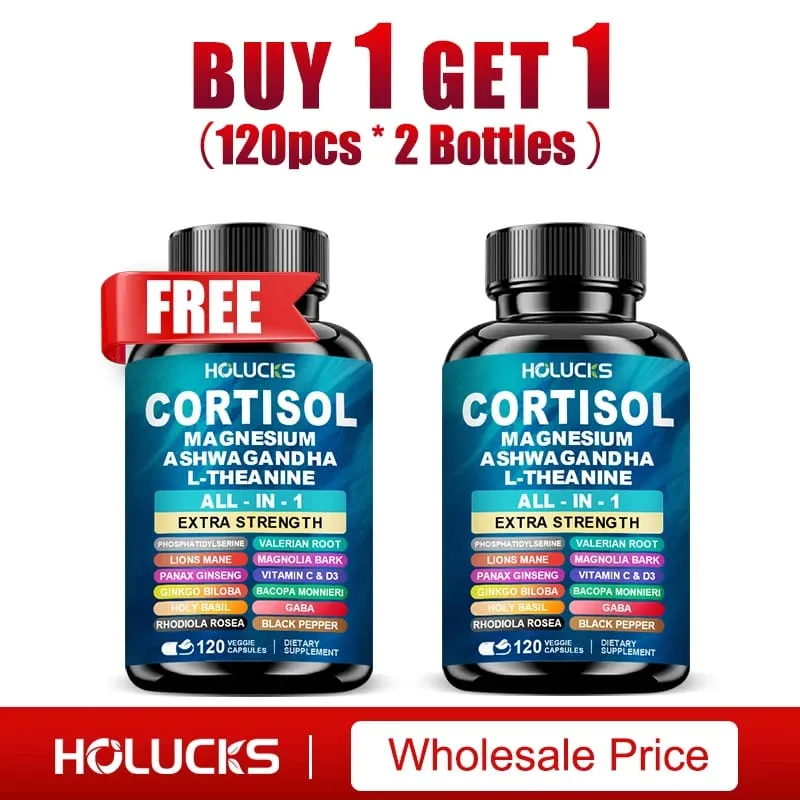 Achetez-en 1, obtenez-en 1 gratuitement ! Les capsules de cortisol de qualité supérieure soutiennent l'équilibre des hormones, réduisent les bouffées de chaleur et favorisent un sommeil réparateur, sans OGM.