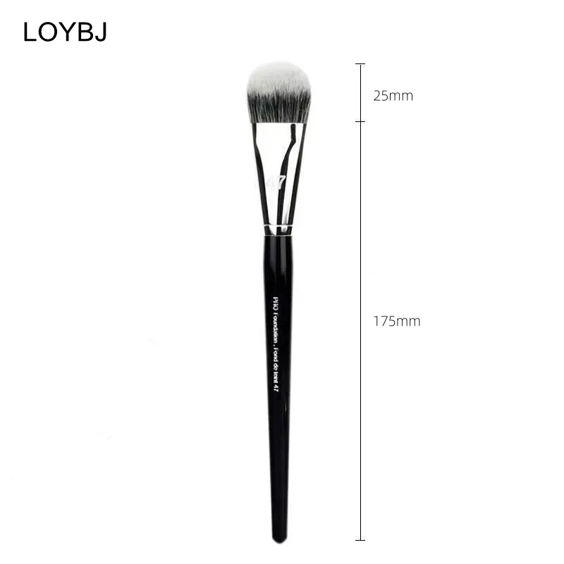 1-10pcs Pro Foundation Brush 47 Broom Head Professional Liquid Foundation Cream Concealer Brushes Women Face Base Makeup Tools — image 5
