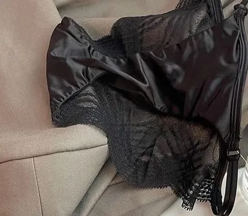 Ladies Lace Lingerie Set Pure Desire Aesthetic Deep V Thin Straps Thin Cup Soft Underwire Push‑Up Bra Underpants S-XL — image 14