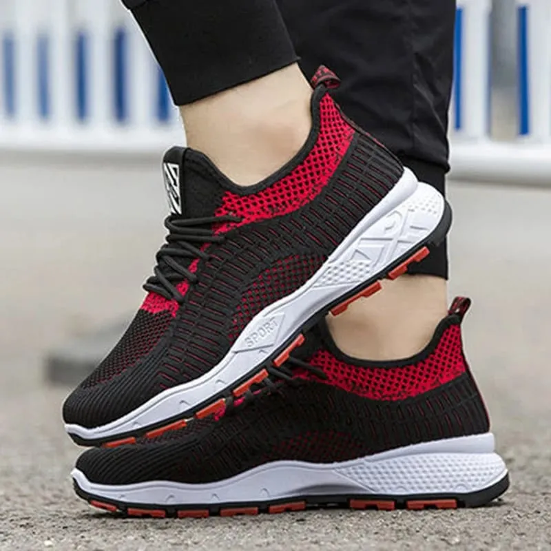 Men's sneakers spring summer new mesh non-slip comfort casual breathable racing outdoor running shoes students speed sports shoe — image 5