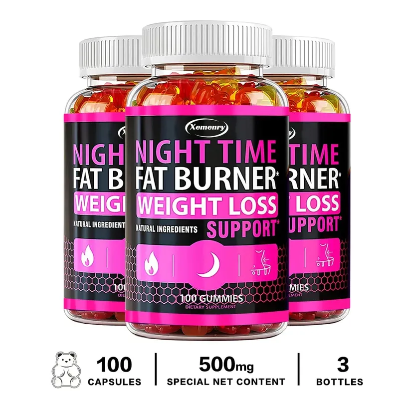 Nighttime Metabolism Gummies - Tone Up Capsules for Bloating & Metabolism Appetite Suppressant — image 11