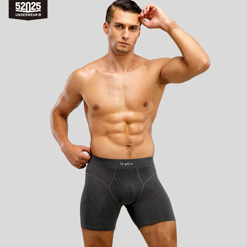 52025 Men's Cotton Modal Boxer Briefs – Ultra-Soft Breathable Underwear with Extended Coverage, All-Day Comfort and Modern Fit — image 15