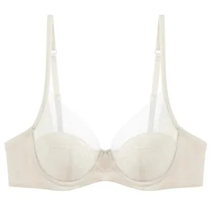 Vrouwen Kanten Lingerie Set Dunne Cup Minimizer Bh Panty Kit Ademende Intimates Voor Grote Buste Mode Dagelijks Ondergoed