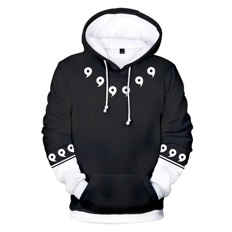 Bandai Naruto 3D Anime Hoodie – Men's Streetwear Cosplay Harajuku & Y2K Style – Trendy & Comfortable