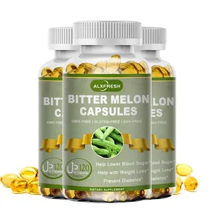 Alxfresh Extra Strength Bitter Melon 2500 มก. 16:1 อาหารเสริมที่ได้มาตรฐานและเข้มข้น มังสวิรัติ 100% ปลอดกลูเตน ไม่ใช่จีเอ็มโอ