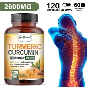 Trippel styrke gurkemeie kapsler med BioPerine 95 % Curcumin Complex Supplement