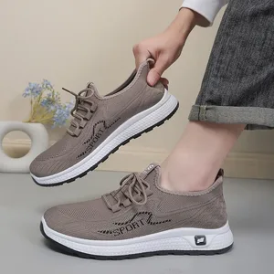 Men's Breathable Mesh Sport Sneakers Elevated Comfortable Walking Shoes Lightweight Casual Athletic Shoes for Daily Wear