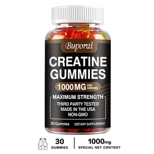 Gumii cu creatină monohidrat - Pre/post antrenament Fitness Forță Creșterea mușchilor Oferă suplimente energetice