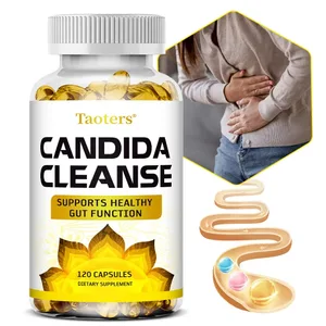 Candida Cleanse - Limpeza do Fígado Desintoxicante Apoia a Saúde Intestinal Limpeza do Cólon Aumentando a Energia 120 Cápsulas