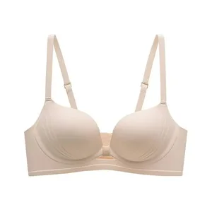 여성을위한 섹시한 원활한 푸시 업 란제리 작은 유방 수집 쇼 큰 수집 보조 유방 편안하고 통기성 브래지어