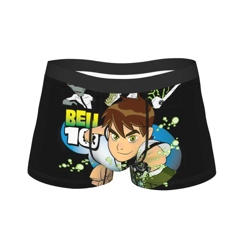 Seluar dalam Ben 10 Aliens Seluar dalam Klasik Seluar pendek Kastam Seluar pendek untuk Lelaki Pouch 3D Ukuran Besar Batang