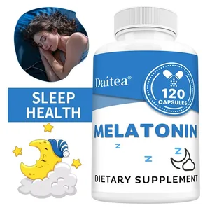 Melatonin-Ergänzungskapseln 5 mg – natürliche Schlafunterstützung, Entspannung und Ruhe, fördert die Schlafqualität