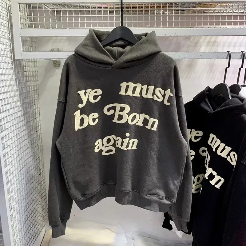 23FW クラシックフォームロゴ Ye Must Be Born Again パーカー男性女性最高品質オーバーサイズカニエウェスト CPFM.XYZ スウェットマルチカラー