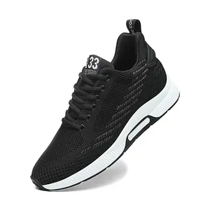 Sepatu Kets Sol Penambah Tinggi Pria Sepatu Lift 6Cm Pengangkat Hak Tinggi Chunky Ukuran Besar 37-46