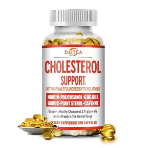 Daitea Cholesterol อาหารเสริม - ลด LDL และไตรกลีเซอไรด์ ระบบภูมิคุ้มกันบรรเทาความวิตกกังวลตามธรรมชาติสุขภาพต่อมหมวกไต