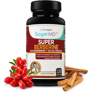 SugarMD 5X Super Berberine Supplement – ​​250 мг дигідроберберину GlucoVantage з 4000 мг цейлонської кориці для контролю ваги