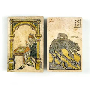 Oracle Cards Leisure Entertainment Card Family Gathering Divination Deck Board Playing Card Game Small Poker Size Retro Style