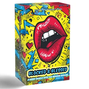 Baralla de 54 cartes de 13 x 8 cm Mida BLOCKAT I BENEIX ， UNA BARABELLA D'ORACLE DEFORTA PER A CONJUNT DE CARTES DE SANARITZACIÓ MODERNS Jocs de cartes