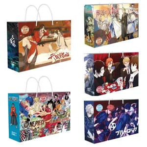 Anime Lucky Gavetaske Bungou Herreløse Hunde Haikyuu Collection Legetøj Inkluder postkort Plakat Bogmærke Lomo Cards Genshin Impact Figure