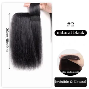 Synthetic Hair Extensions Volume Hair Pad Wig Clip-in Root Lifter Pad Hairpiece with Sponge Invisible Hair Pad for Women Wear