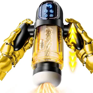 Automatic Male Masturbators Masturbation Cup Powerful Vacuum Sucking Blowjob High Speed Thrusting for Men Sex Machine Sex Toys
