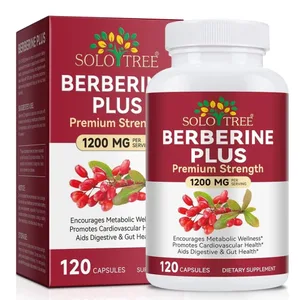 Berberine Plus Capsules 1200 мг Berberine HCl Метаболізм і підтримка здоров’я травної системи 120 капсул