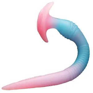 Plugi anale cu tentacule lungi din silicon lichid moale, potrivite pentru toți jucătorii ca jucărie sexuală pentru adulți, dispozitiv de stimulare vaginală și anală
